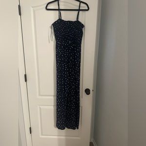 Cute polka dot jumpsuit! Like new, worn once!
